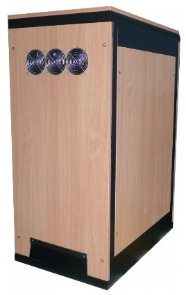 Büroserverschrank hinten